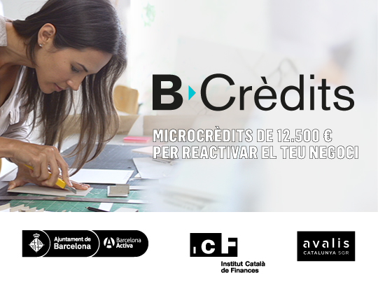 Te asesoramos para obtener financiación con el programa B·Credits