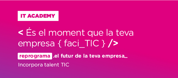 Incorpora talent TIC i reprograma el futur de la teva empresa