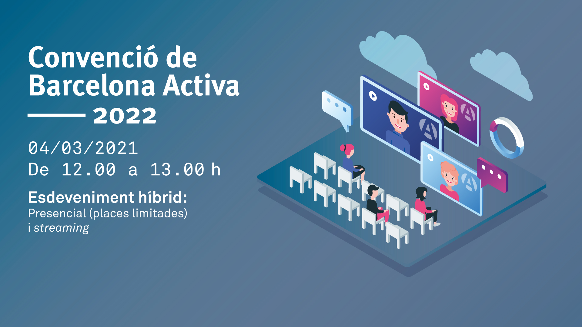 Cartell de la Convenció de Barcelona Activa 2022