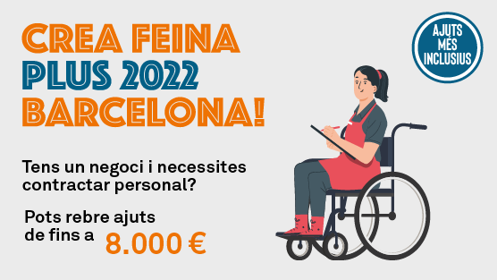 Nova convocatòria d'ajuts Crea Feina Barcelona Plus 2022