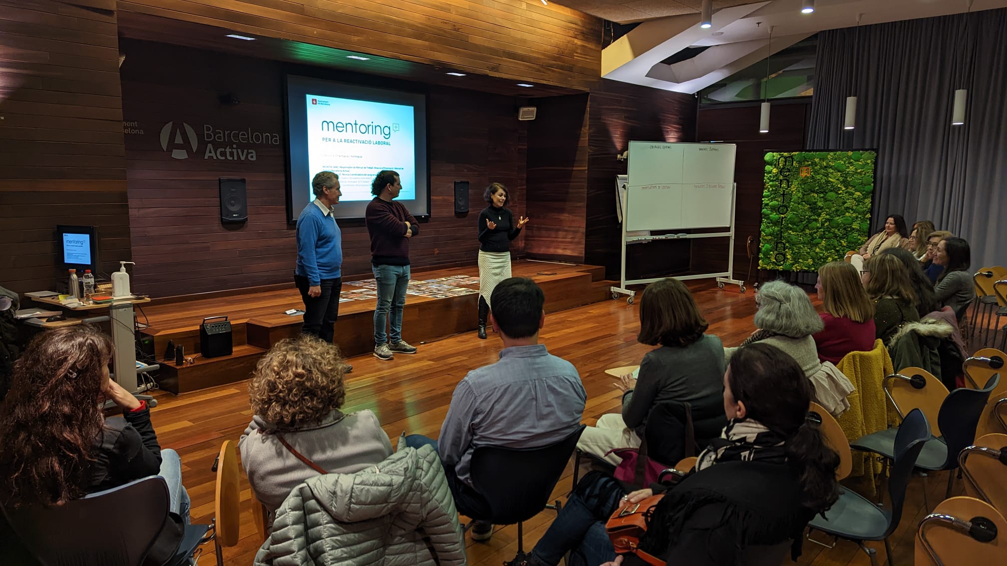 Imagen del acto de clausura de Mentoring+.