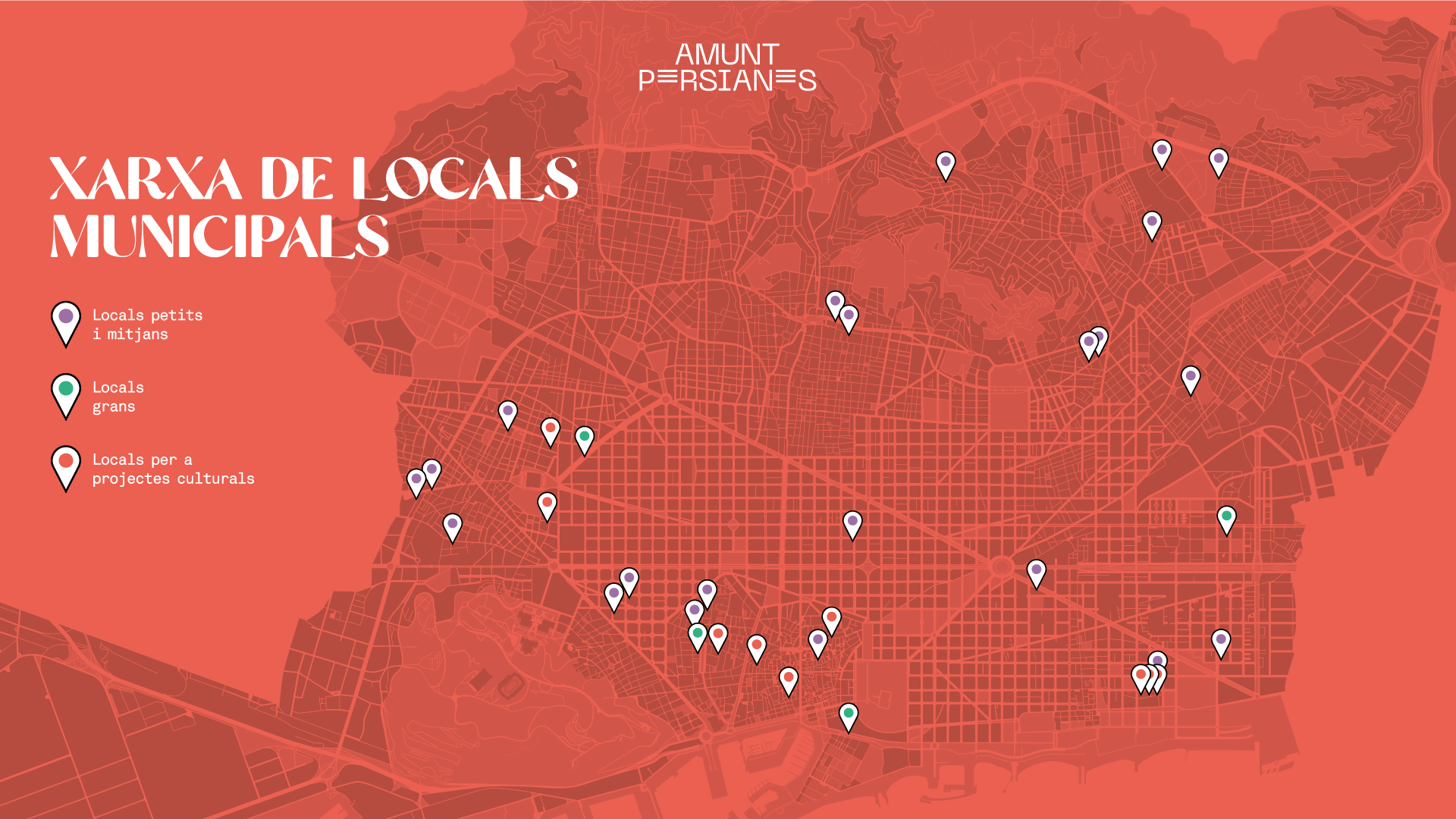 El mapa de los locales de planta baja que ubicarán nuevos negocios y proyectos culturales en la ciudad.