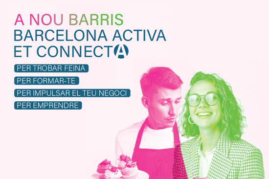 Barcelona Activa launches a campaign about services in Nou Barris.