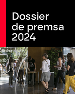 Portada del Dossier de premsa de Barcelona Activa