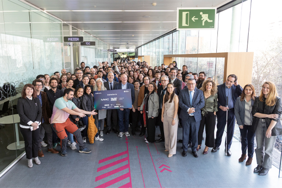 El 25è aniversari del Cibernàrium reafirma l’aposta de Barcelona Activa per la formació digital amb la connexió d’alumnes amb empreses al Talent Arena. 