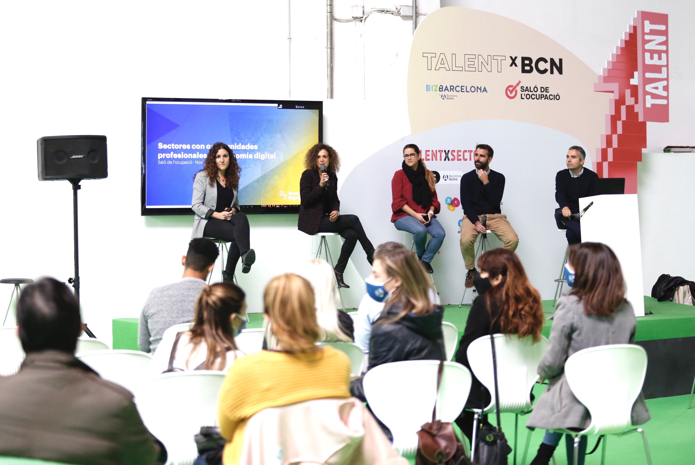 L'espai TalentXBCN ha inclòs diverses activitats amb la participació de Barcelona Activa