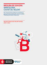 Front page of the Government measure. Barcelona, city of talent