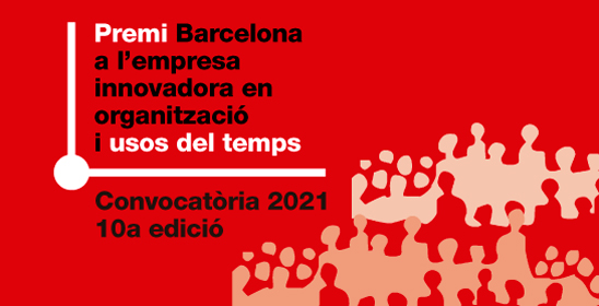 Cartell del premi Barcelona a l’Empresa Innovadora en Organització i Usos del Temps